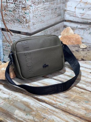 Lacoste zelena muška torbica