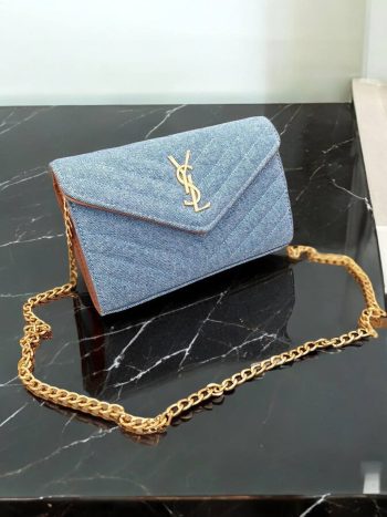 Ysl plava ženska torbica