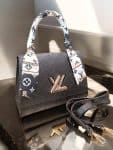 Louis Vuitton crna ženska torbica