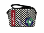 Louis Vuitton Muška Torba Preko Ramena – Damier Stil sa Modernim Grafičkim Detaljima