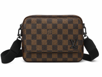 Louis Vuitton District PM Damier Ebene – Muška Crossbody Torba