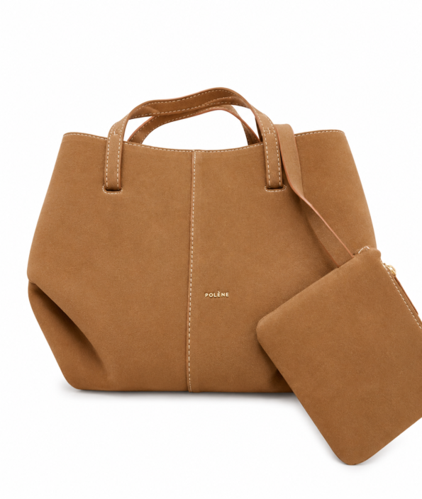 Polène Style Tote Bag Camel – Ženska Elegantna Torba sa Pouch Torbicom