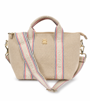 Tommy Hilfiger Mini Tote Bag Beige – Ženska Mala Torba